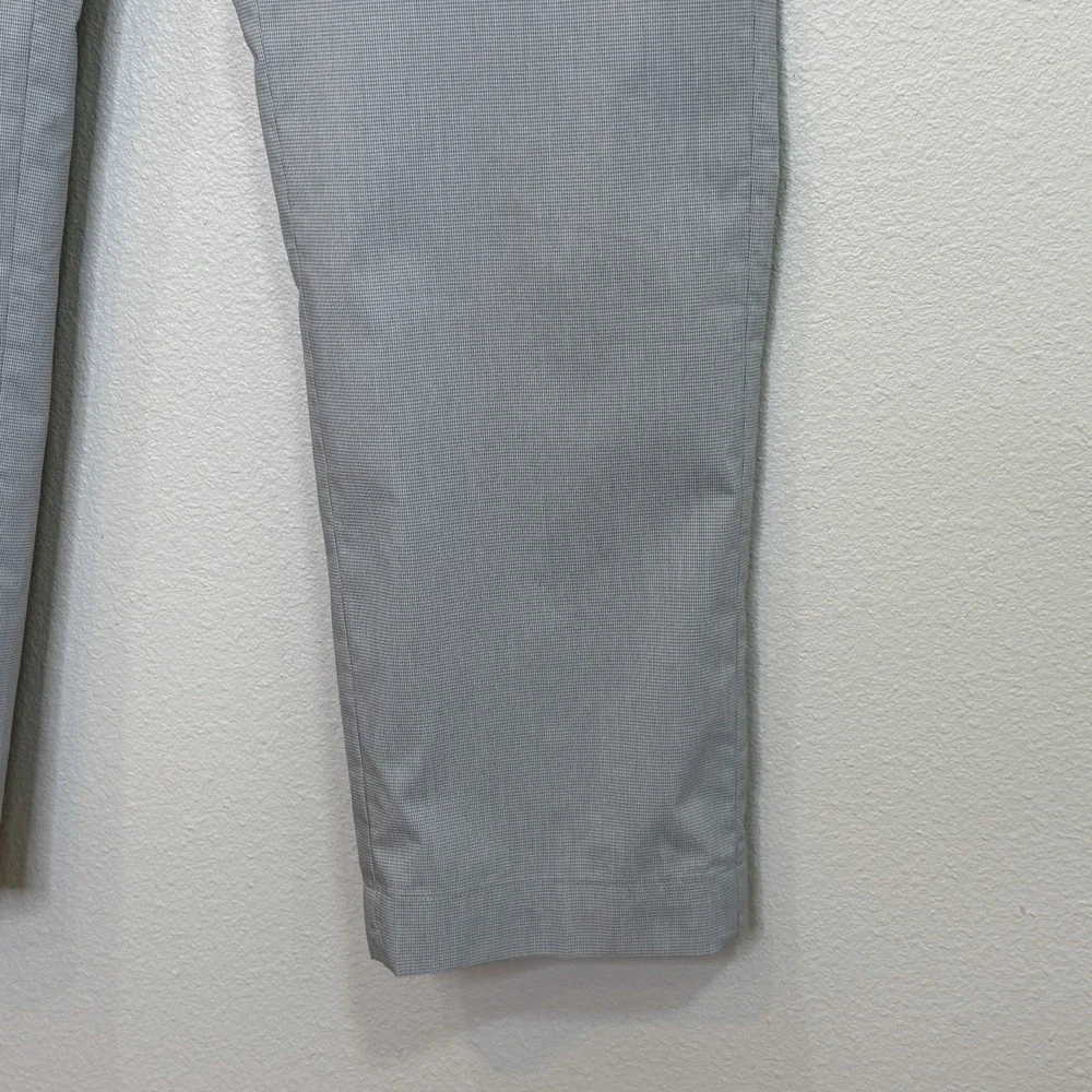 Ralph Lauren Polo Golf Tailored Fit Pants Mens 36x32 Gray Microcheck Lightweight
